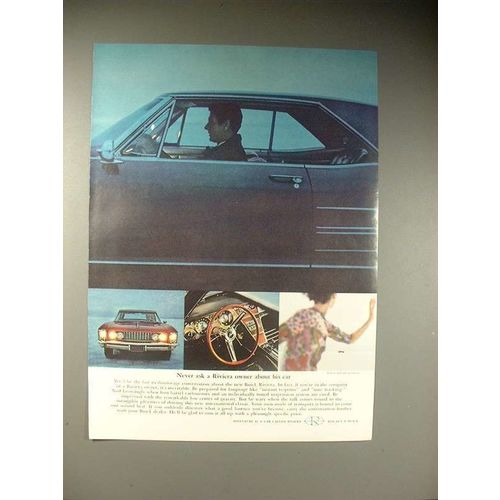 1965 Buick Riviera Car Ad - Never Ask A Owner