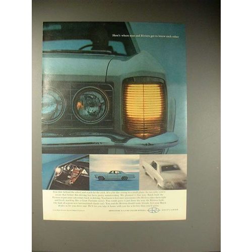 1965 Buick Riviera Car Ad - Get to Know Each Other