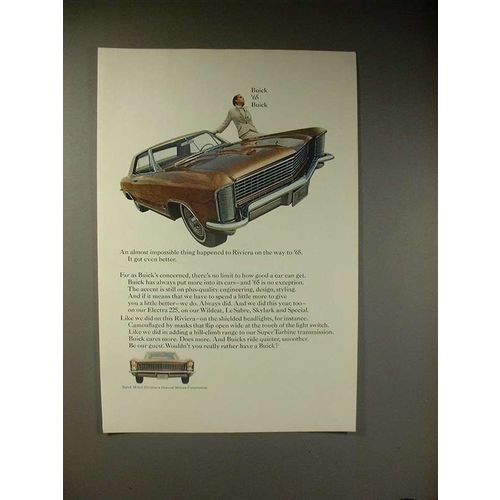 1965 Buick Riviera Car Ad - It Got Even Better!