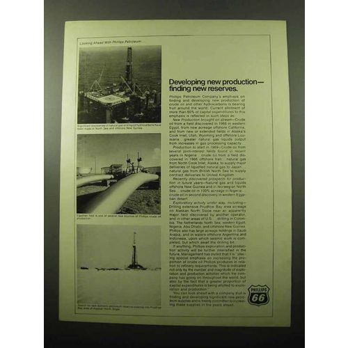 1969 Phillips 66 Oil Ad - Finding New Reserves
