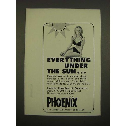 1969 Phoenix Arizona Ad - Everything Under the Sun