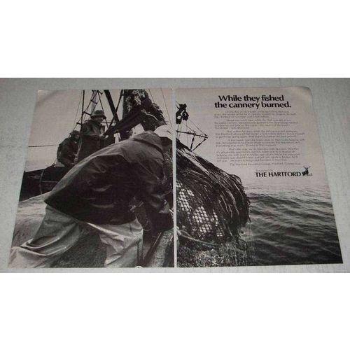 1971 Hartford Insurance Ad - While They Fished