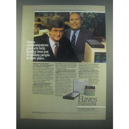 1985 Hayes Smartmodem 1200 and Smartcom II Ad