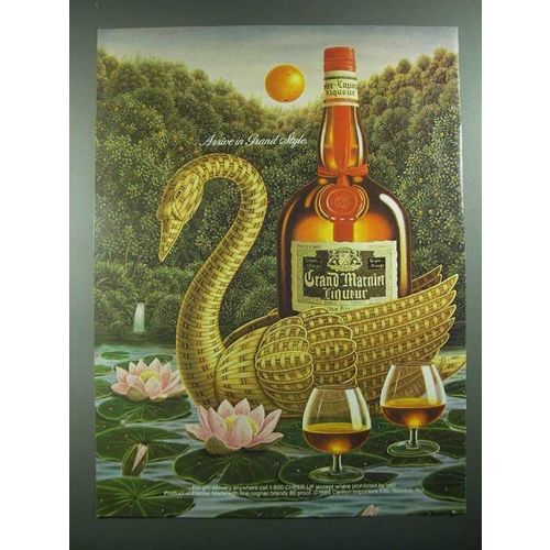 1988 Grand Marnier Liqueur Ad - Arrive in Grand Style