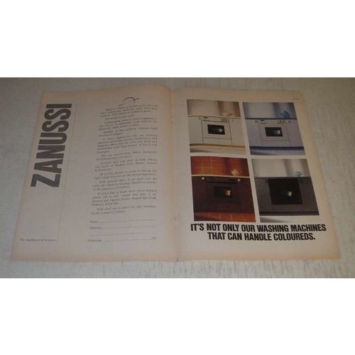 1989 Zanussi Integra Oven Ad - It's not only our washing machines