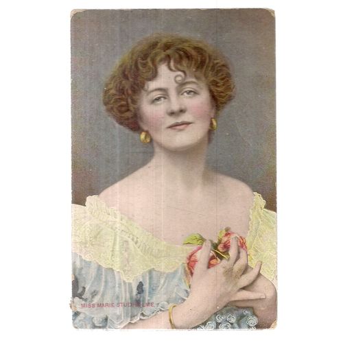 MISS MARIE STUDHOLME. actress. used antique postcard 1906 Misch & Stock no 228 /