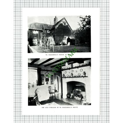 9783) Mr Backshall Beeding Sussex - 1930 Cutting