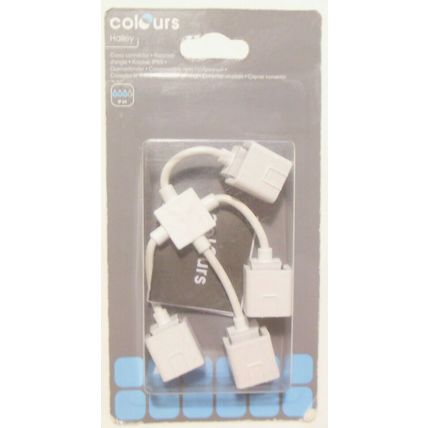 LED Strip Light Cross Connector IP65 Colours Hailey