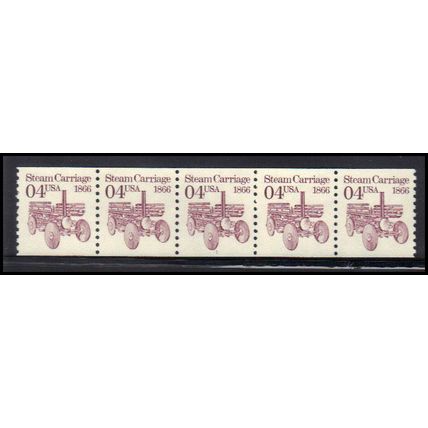 2451 4c Steam Carriage Fine MNH Dry Gum PNC 1/5 KA9169