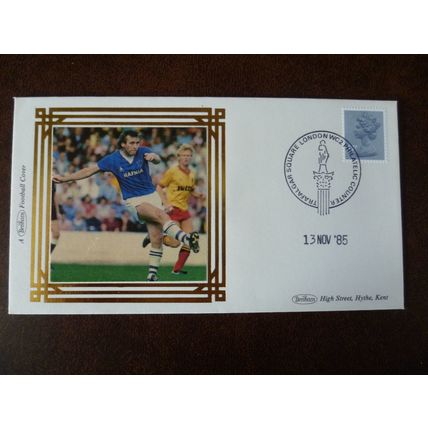 1985 Peter Reid Everton v Watford Benham Silk Football Cover Trafalgar Square