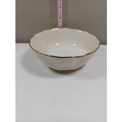 LENOX China Rose Blossom Candy/Condiment/Nut Bowl Dish 24 K Gold Trim 5-1/2 x 2"