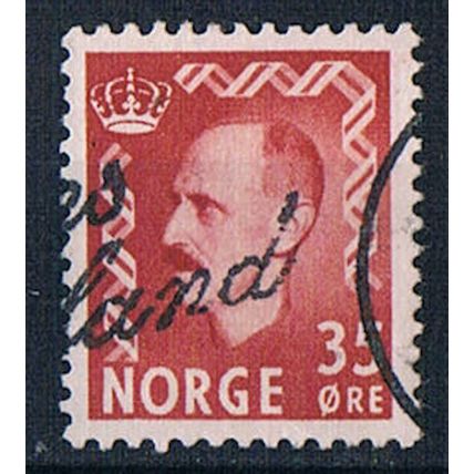 Norway 1950 SG422a no58 King Haakon Vll 35ore Used Stamp