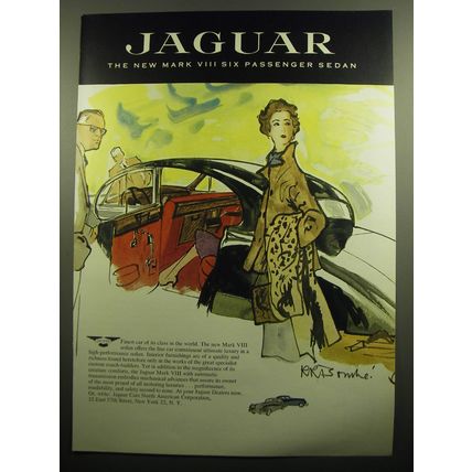 1957 Jaguar Mark VIII Six Passenger Sedan Advertisement