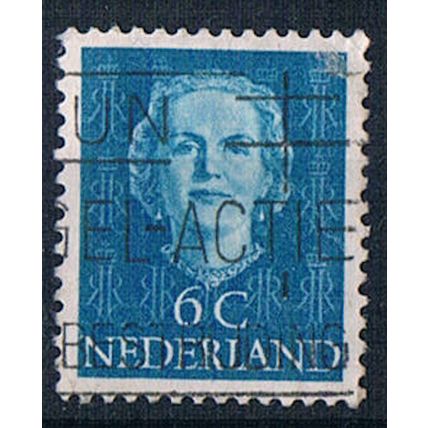 Netherlands 1949 SG685 ne144 Queen Juliana 6c Used Stamp
