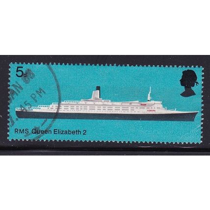 GB 1969 SHIPS RMS QEII 5d USED SG778