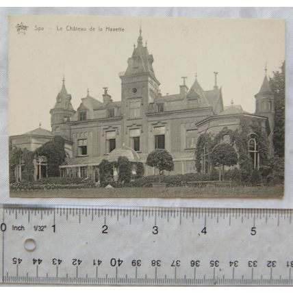 vintage postcard Spa, Belgium, Le Chateau del la Havette