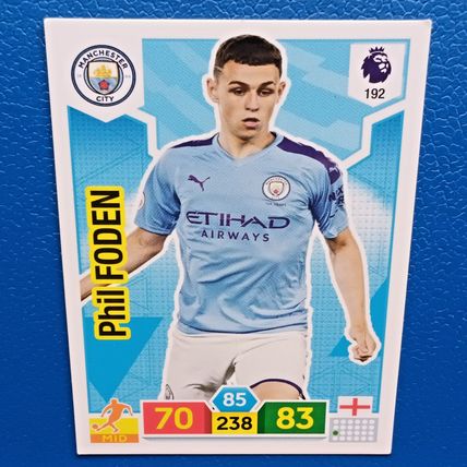 Panini ADRENALYN XL Premier League 2019/20 19/20 PHIL FODEN Manchester City #192