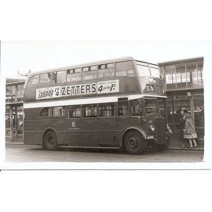 Black & White Photograph of Manchester Corporation Transport - JNA 488