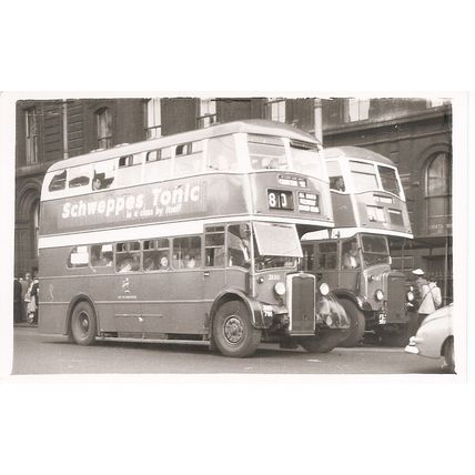 Black & White Photograph of Manchester Corporation Transport - JND 791
