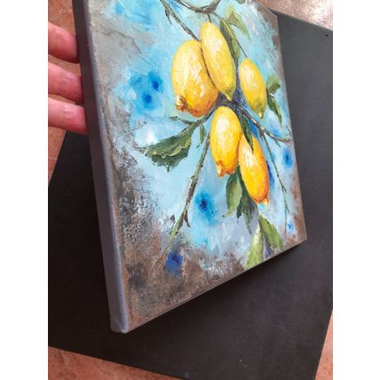 Oil Painting Still life Original Lemon Fruits Wallart