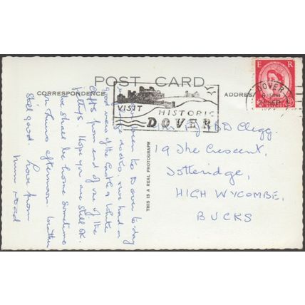 Marine Parade, Dover, Kent, 1961 - RP Postcard