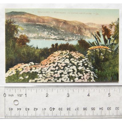 vintage postcard Beaulieu, France