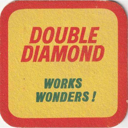BEER MAT - IND COOPE BREWERY - DOUBLE DIAMOND - (Cat No 147) - (1969)
