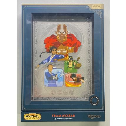 NickToons Collectible 5 Gram Silver The Last Airbender Team Avatar