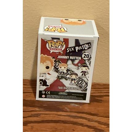 Funko Pop! Rocks: Sex Pistols - Johnny Rotten #20 Figure (Box & Protector)
