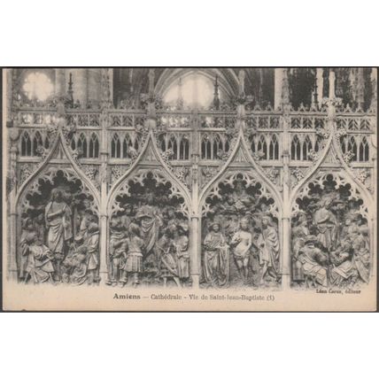 Vie de Saint-Jean-Baptiste, Cathédrale, Amiens, c.1910 - Léon Caron CPA
