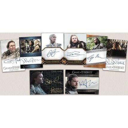 2023 Ritenhouse Game of Thrones Art and Images Trading Card Box 5 Sautograph Tra