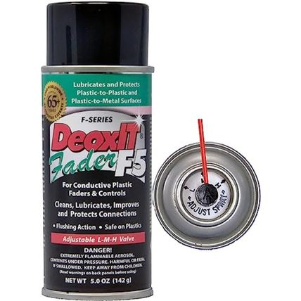 CAIG LABORATORIES Deoxit D5S6 Contact Cleaner and F5S-H6 Faderlube, 2-Pack - Cle