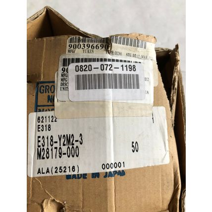 YOKEN E318-Y2M2-350,E318-Y2M2-3,Y2M2 3 50 86 278 PROPORTIONAL HYDRAULIC VALVE,EX
