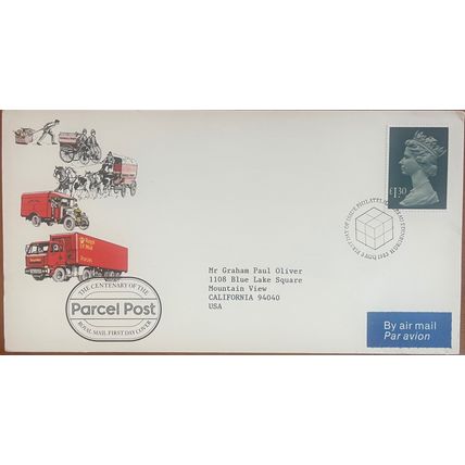 GB 1983 £1.30 Parcel Post Edinburgh First Day Cover FDC SG1026b UF2 stamp