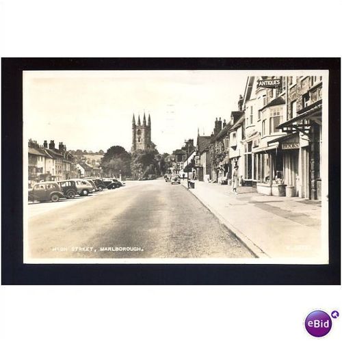 Wiltshire MARLBOROUGH High Street Postcard (K.2972) by Valentine