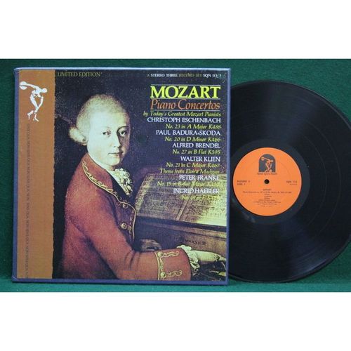 Eschenbach/Badura-Skoda/B  rendel - Mozart: Piano Concertos - 3LP - SQN 113/3 -NM