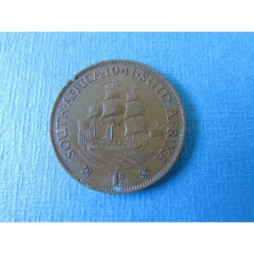 1941 GEORGE VI SOUTH AFRICA ONE PENNY FREE POST. AAY