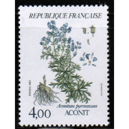 1983 France - Flower (aconite) 4.00fr - Sc# 1873 MH