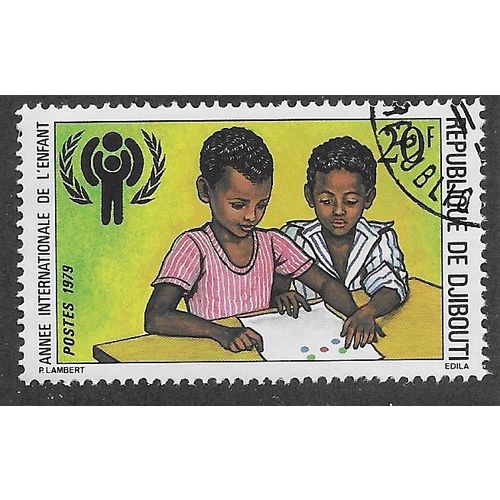 DJI 1978 20f 'YEAR OF THE CHILD ' FINE USED (EBID54-911)