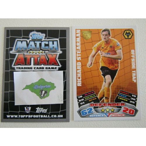 Topps Match Attax 2011 2012 Football Cards Teams N-W Card Variants (ef2)