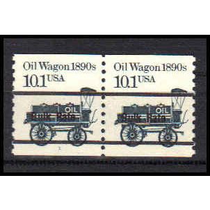 2130c 10.1c Oil Wagon Fine MNH Dry Gum CNP Left 1 Blk PA0729