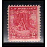 645 2c Valley Forge Fine MNH O1218