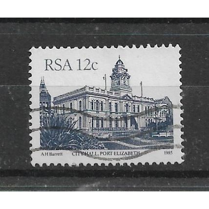 SouthAfrica.SG520c 12c City Hall,Port Elizabeth.Fine Used.Sept21b