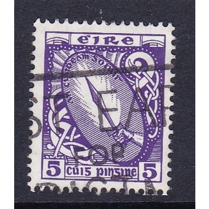 IRELAND EIRE 1940-68 WMK 22 TYPE 5d VALUE USED SG118