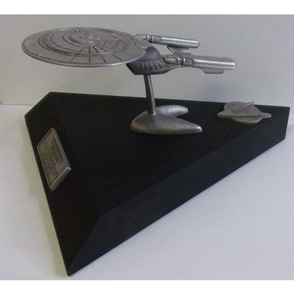 STAR TREK ' RAWCLIFFE PEWTER ' USS ENTERPRISE NCC-1701-D Limited Edition (1993)