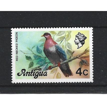 Antigua.SG473A 4c Red-necked Pigeon.Mounted Mint.Oct23