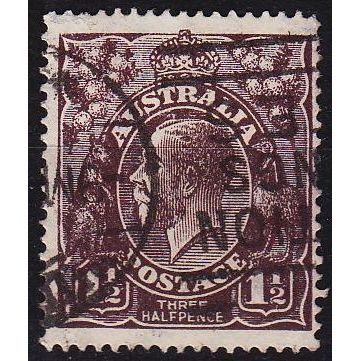 AUSTRALIEN AUSTRALIA [1918] MiNr 0057 b X ( O/used )