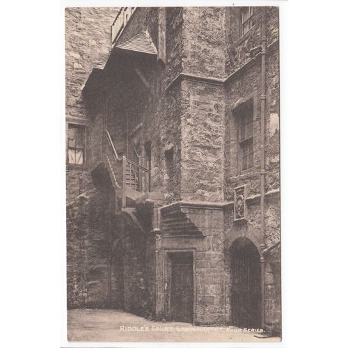 Riddle's Court Lawnmarket Edinburgh Knox Series Postcard