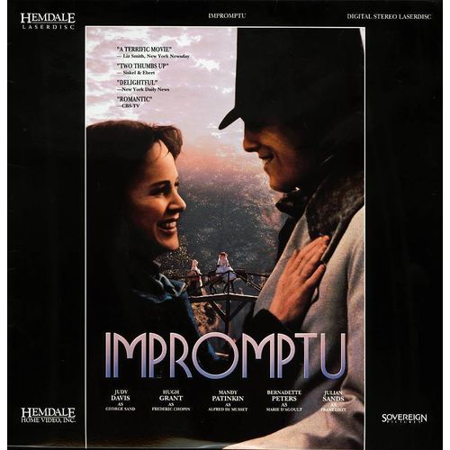 IMPROMPTU - JUDY DAVIS LASERDISC RARE