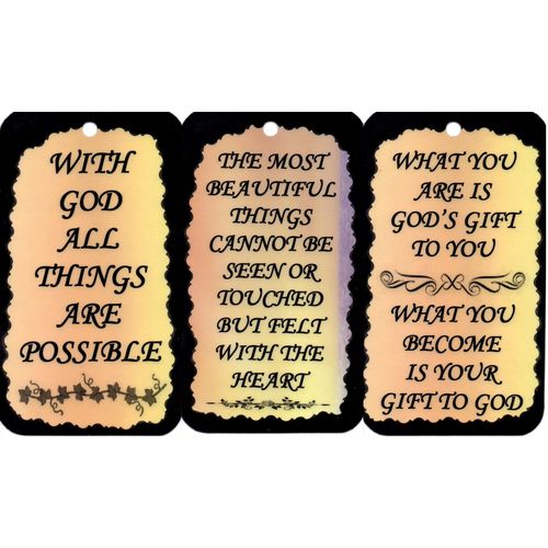 3 Inspirational Signs Sayings Plaque Gift Friendship Christian Religious Love #4
